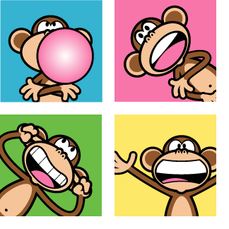Bobby Jack Cartoon Monkey