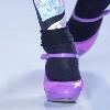 violet dior shoes