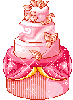 Pink Wedding Cake