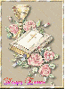 Happy Easter - Bible with Roses