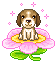 puppy on flower