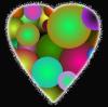 Bubble heart