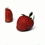 cute strawberries icon