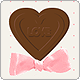 cutie avatar love heart in chocolate