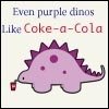 purple dinosaur #2