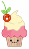 Kawaii cupcake