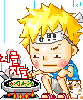 guy eating noodles