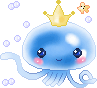  	cute kawaii character octopus