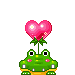 frog in love