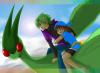 Sapphirea and Drew with Flygon
