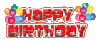 Happy Birthday - red