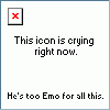 crying icon