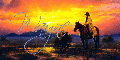 Cowboy Sunset- Wayne