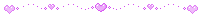 Pixel Lilac Heart Divider