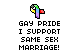 support same sex marriages