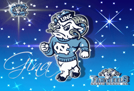 UNC Carolina Tarheel Ram (with sparkles)- Gina