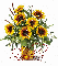 Sunflowers in Vase (with sparkles)- Siabhra
