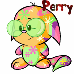 Neopet Kacheek Disco wearing glassed- Perry