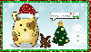 Neopet Christmas (glitter boarder & snowfall effects)- Meowy Christmas from Gina