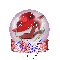 Red Hat & Shoe Snowglode- Misty