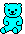 Blue Teddy Bear1