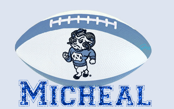 Carolina Tarheels Football- Mike
