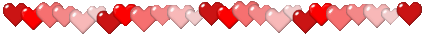 Pink and red heart chain
