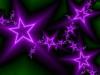 Plack purple stars
