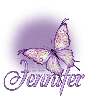 Purple Butterfly Bling Jennifer