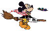 Mickey in broom