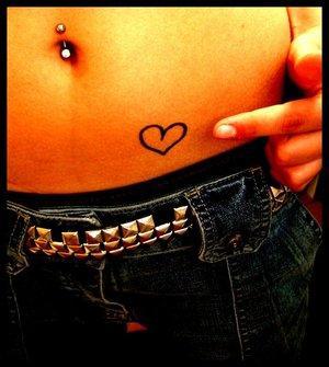 heart on stomach