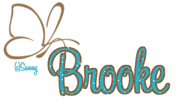 Brooke (in Glitter Text)