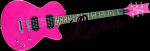 Pink Guitar with name