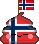 POOP ~ NORWAY FLAG