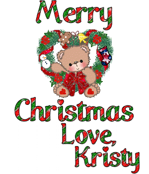 Merry Christmas- Kristy