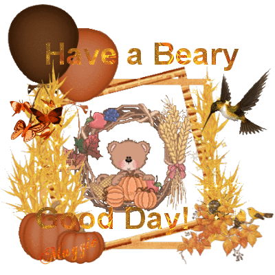 autumn beary greetings
