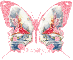 light pink glitter butterfly evelyn