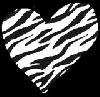 Zebra Ptints Heart