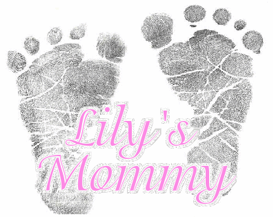 Lily's Mommy Footprints
