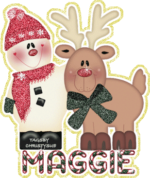 Reindeer snowman Maggie