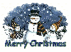 merry christmas snowman