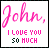John I Love You So Much