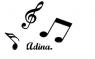 Music Notes - Adina.