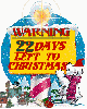 warning 22 DAYS LEFT TILL CHRISTMAS. 