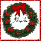 Christmas Wreath with the name Angela