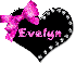 Pin heart- Evelyn