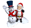 Snowman Santa Claus 