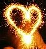 heart fireworks