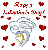 Happy Valentine's Day necklace-sparkel