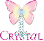 crystal - butterfly